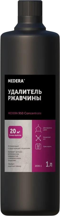 90708736 Удалитель ржавчины MEDERA 950 Concentrate 1 л STLM-0348228