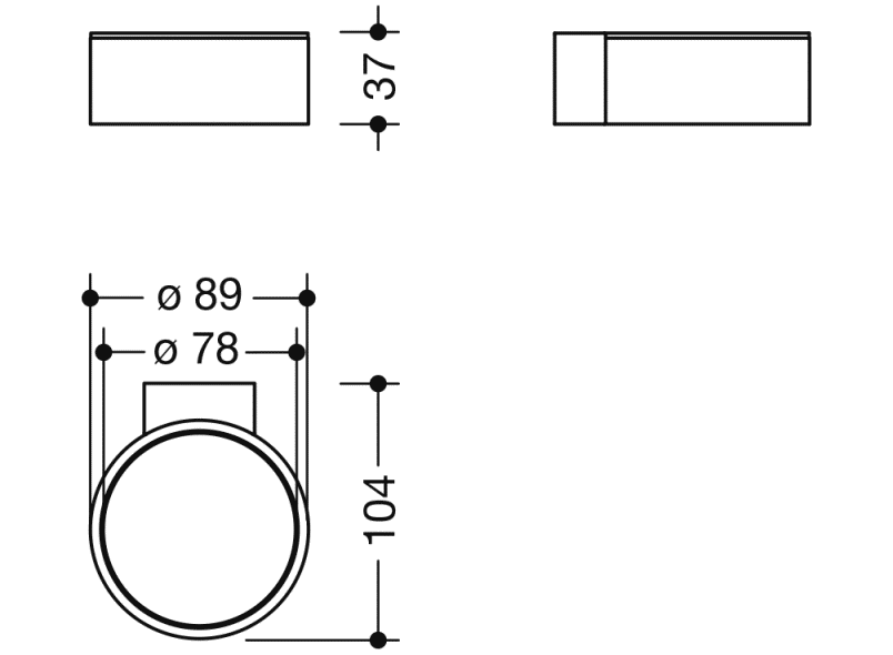 900.00.000XA Держатель фена HEWI Германия System 900 - Вид №2