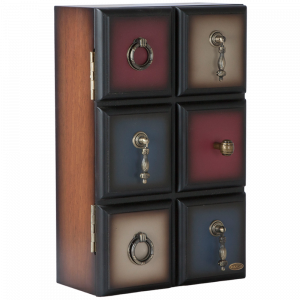 71176 Полка - ключница Пандора Орех Mix BOGACHO