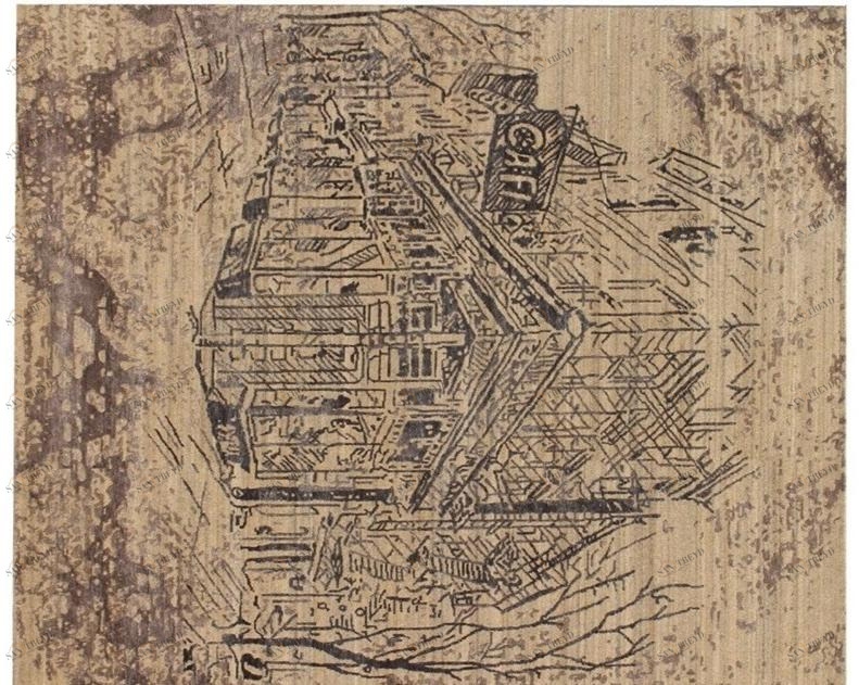 Arte di tappeti Прямоугольный коврик ручной работы Lan 4232