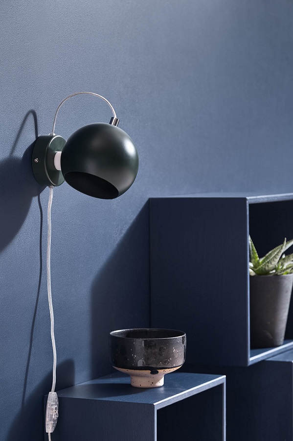 Лампа настенная Ball, оливковая матовая Frandsen 4750313011 - Вид №2