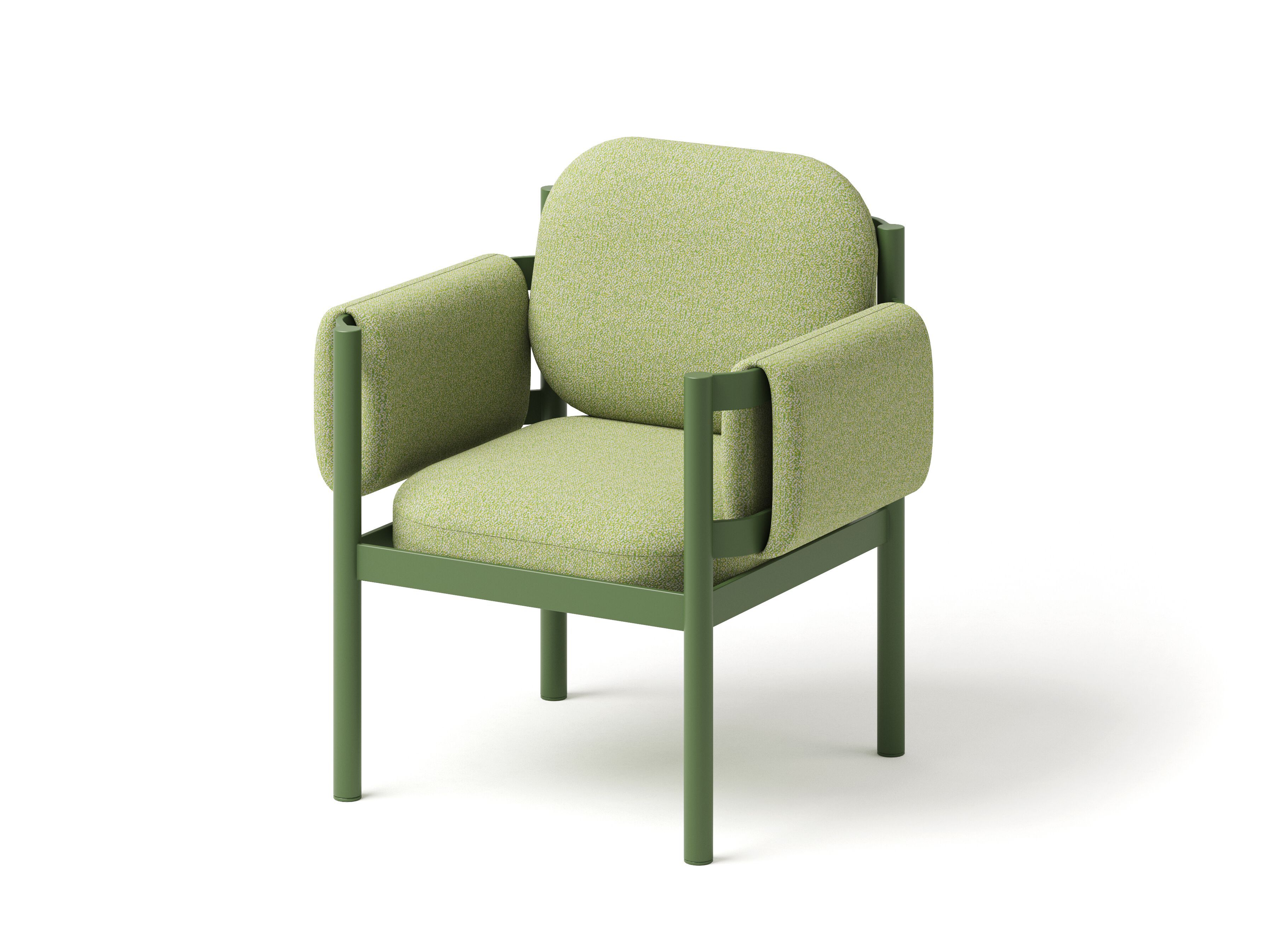 Алюминиевый мягкий садовый стул с подлокотниками Joyf Tropic ARCH-00108686