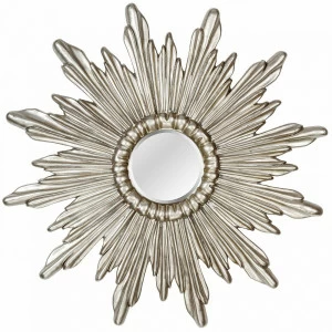 Зеркало-солнце 74,5 см серебряное Ray Silver ART-ZERKALO ДИЗАЙНЕРСКИЕ 00-3884098 Зеркальный;серебро