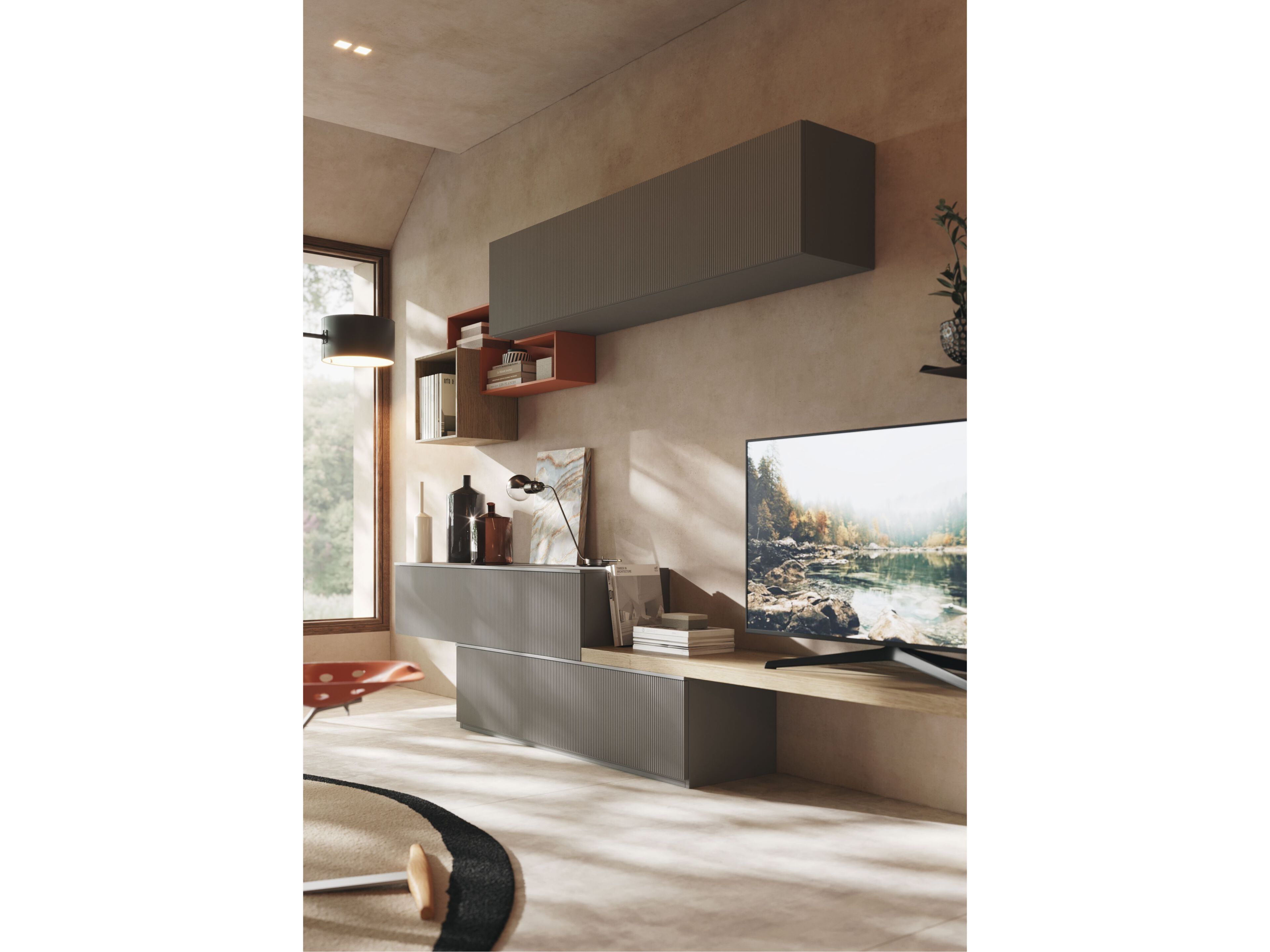 Оборудованная стена Giessegi день за днем ARCH-00122063 - Вид №1