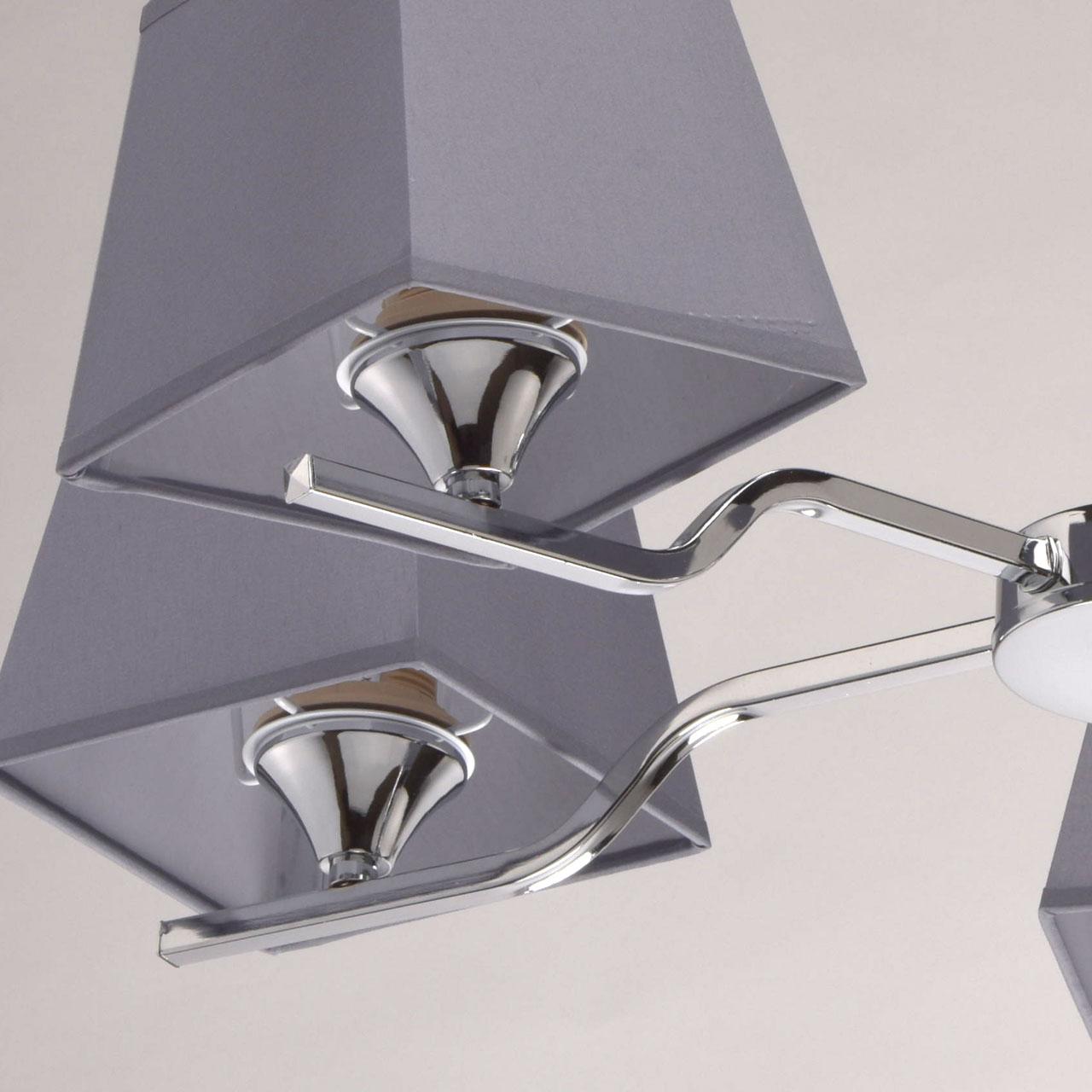 Потолочная люстра De Markt City Конрад 6 667011405 DE MARKT КОНРАД 187952 Серый  - Вид №2