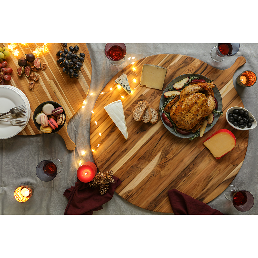 TH909 Доска сервировочная specialty круглая 36 см TEAKHAUS  - Вид №5