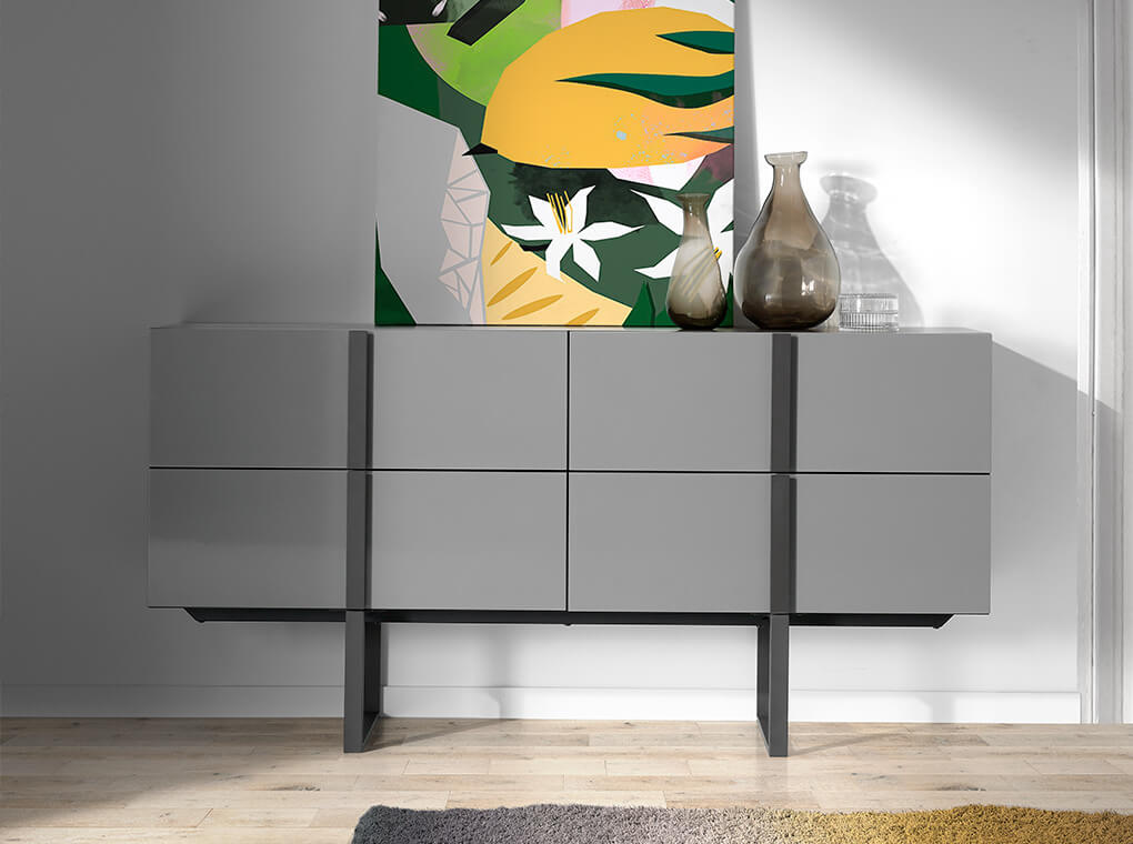 074193 Сервант -E-GRIS RAL7037 Angel Cerda CP1706  - Вид №1