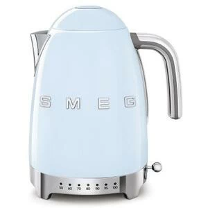 Чайник электрический Smeg с регулируемой температурой, голубой