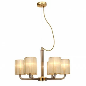 Подвесная люстра Favourite Birra 1860-6P FAVOURITE ДИЗАЙНЕРСКИЕ, BIRRA GOLD 057059 Золотой