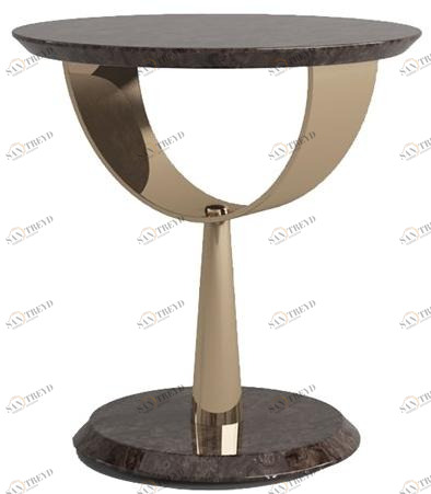 Reiggi Круглый журнальный столик из вереска  Rj208 