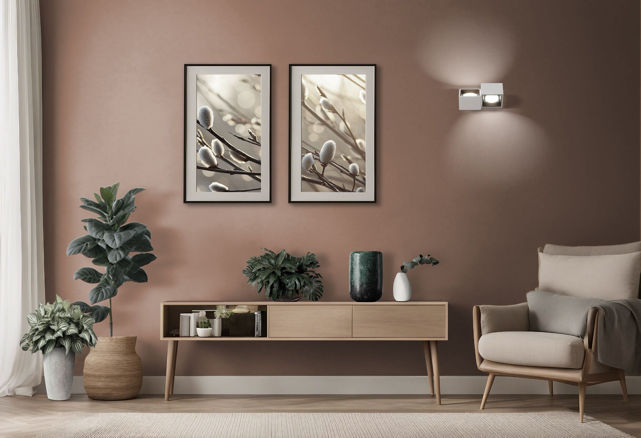 Гипсовая настенная лампа Tecnico NASSO QUADRATA ARCH-00048493 - Вид №12