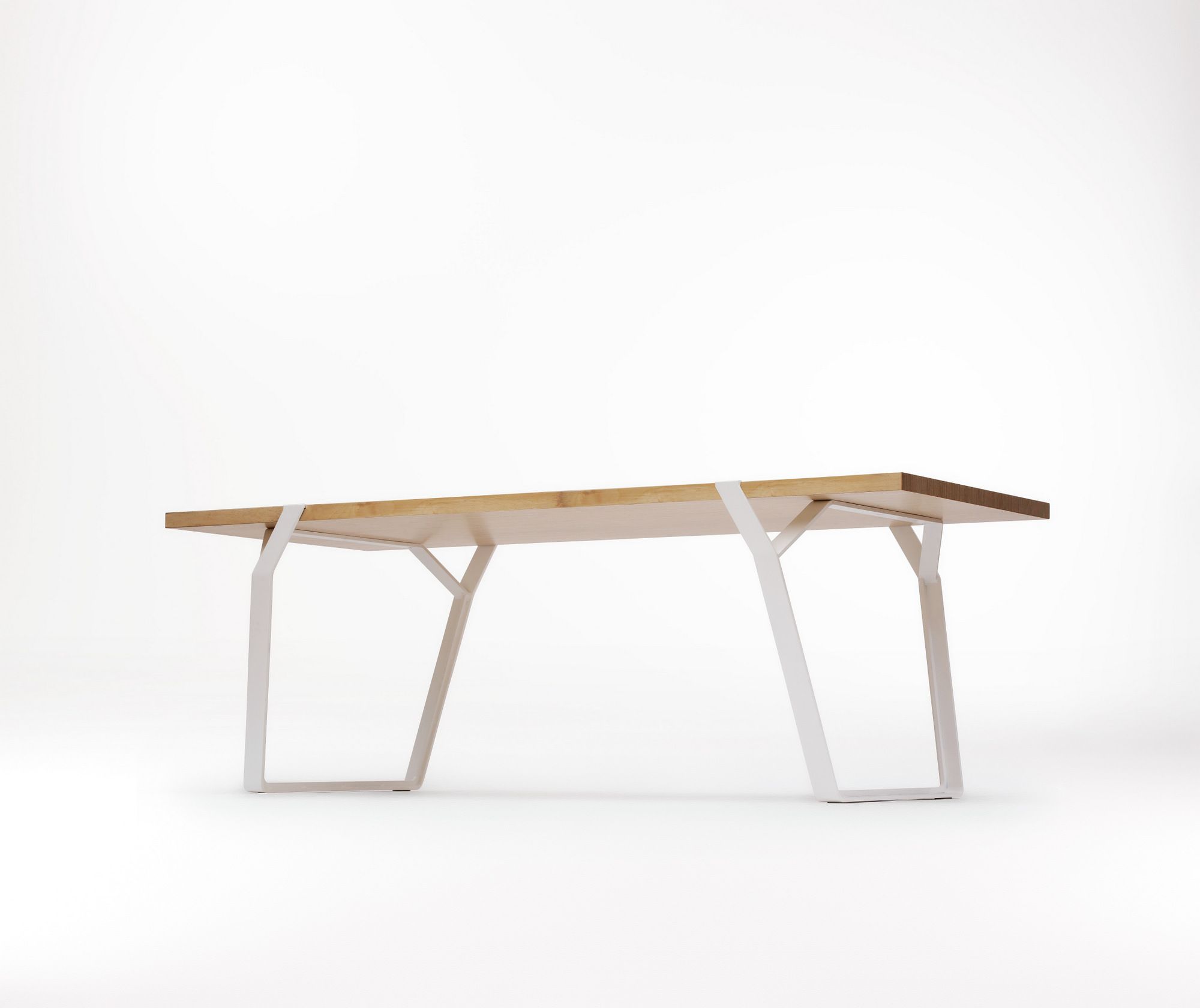 Прямоугольный стол из стали и дерева Ross Gardam ARCH-00065777 - Вид №1