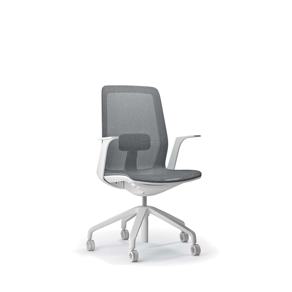 Вращающееся офисное кресло с колесами Quadrifoglio Group дизайн-офис ARCH-00081549 - Вид №4