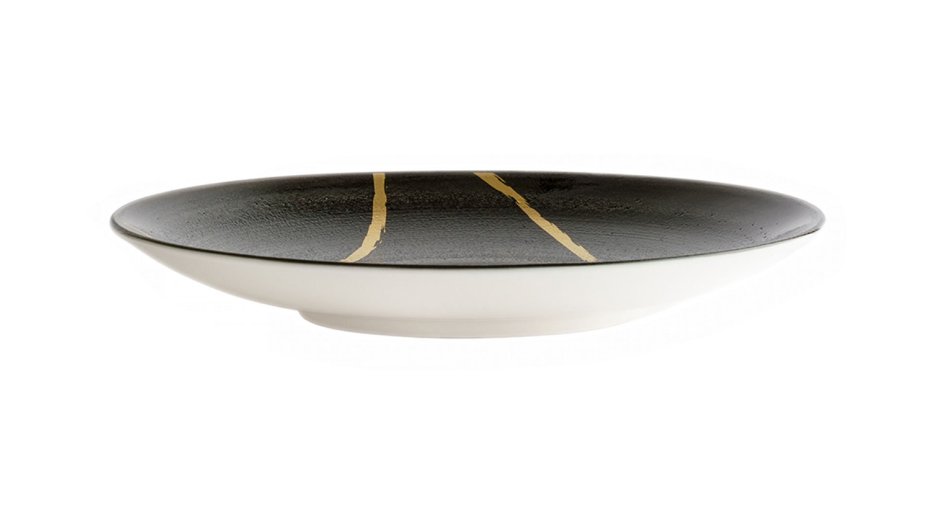 10672290 Royal Crown Derby Набор чашек чайных с блюдцем  Royal Crown Derby Эскиз. Черный 350мл, 6шт, фарфор Фарфор  - Вид №3