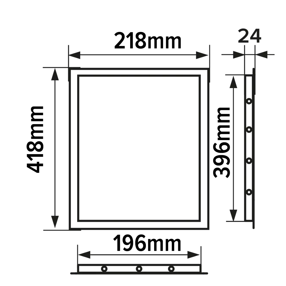 Люк ревизионный Эра AD Auramax ø218x418 мм Santreyd STLM-2031335 - Вид №3