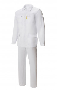 65512 Костюм "Эксперт-2" белый  Летняя спецодежда  размер 48-50/170-176