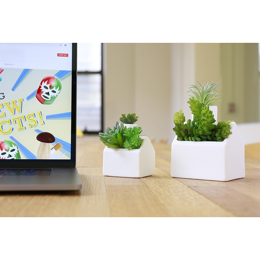 PL11-S Кашпо mini cozy cottage Kikkerland  - Вид №2