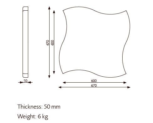Акустическая панель Glimakra of Sweden OCEAN ARCH-00105655 - Вид №2