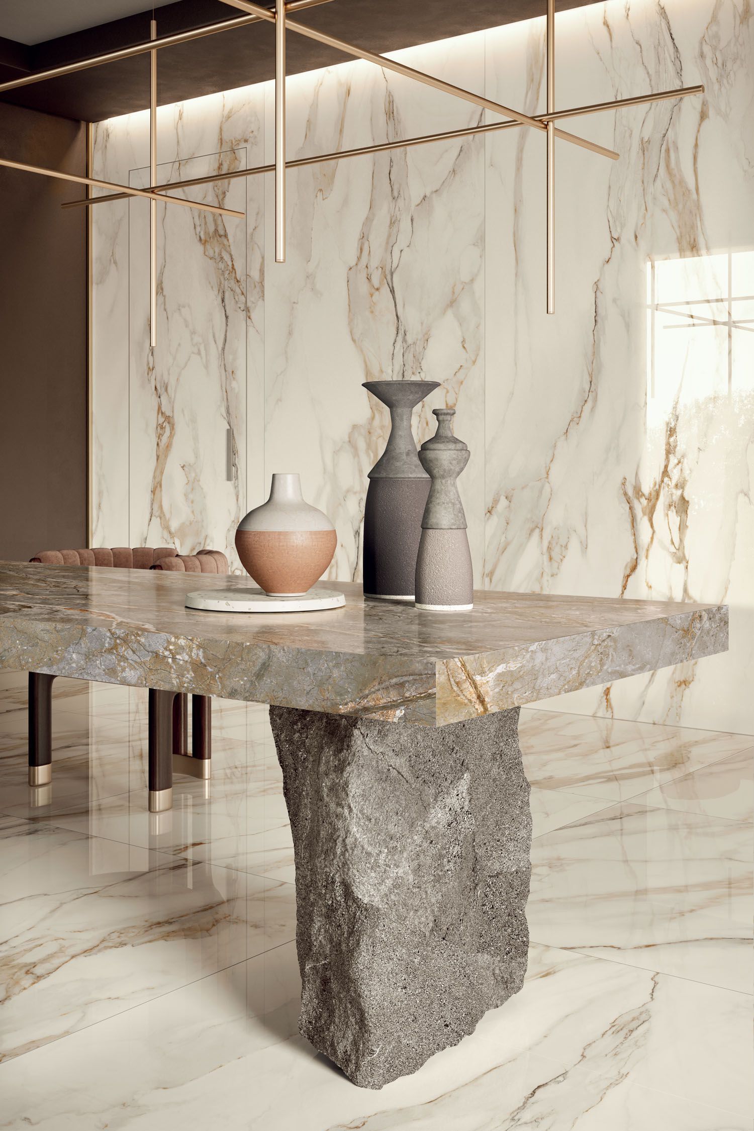 Керамогранит / напольное покрытие из ламинированного керамогранита с мраморным эффектом COTTO D'ESTE Starlight ARCH-00075569 - Вид №10