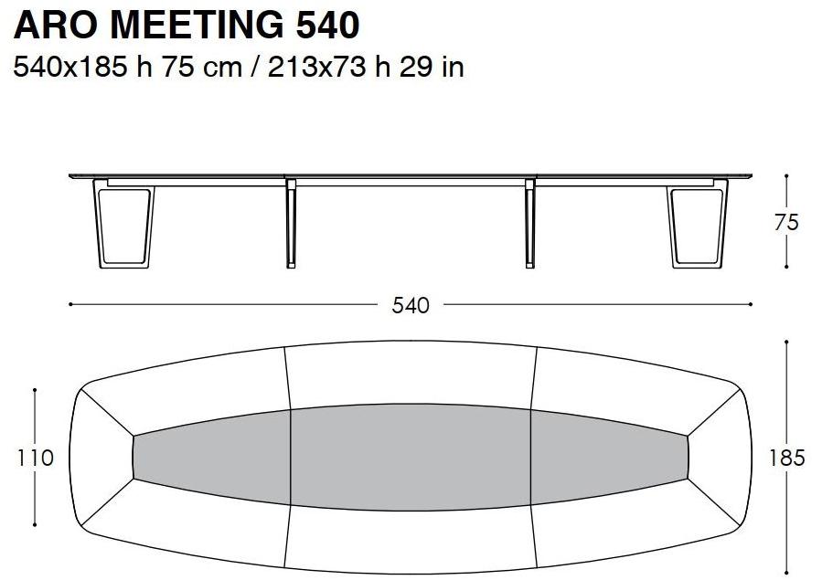 José Martínez Medina Овальный стол для совещаний из дерева sun-id-1365711 - Вид №5