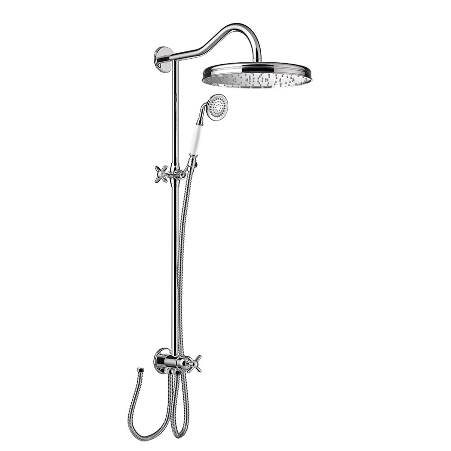 Набор душевых перекладин TRES CLASIC регулируется под любой тип крана-24247601 TRES 