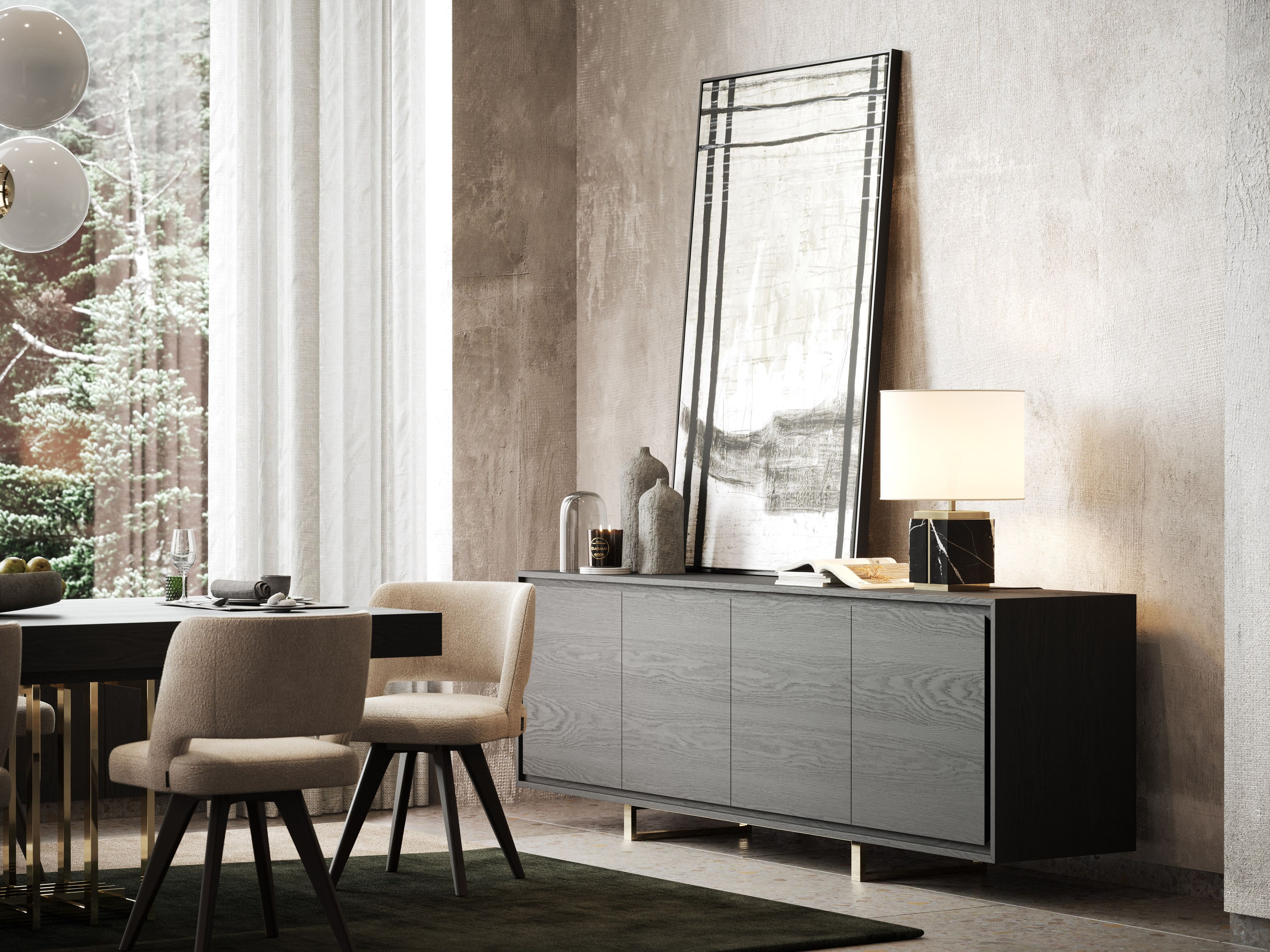 Мраморная настольная лампа Laskasas Джек ARCH-00100257 - Вид №5