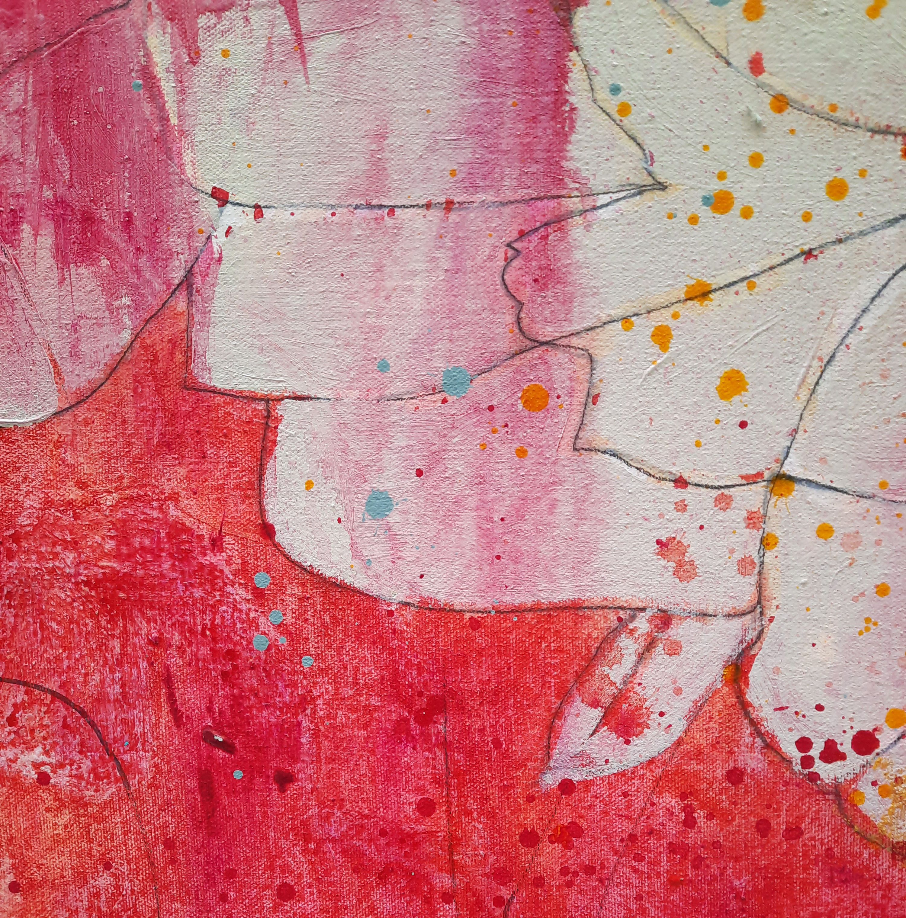 Картина ICI ET LÀ PETIT VIBRANT RED ARCH-00065926 - Вид №3