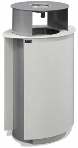 DIMCAR Контейнер для мусора из оцинкованной стали с крышкой  G473-bis