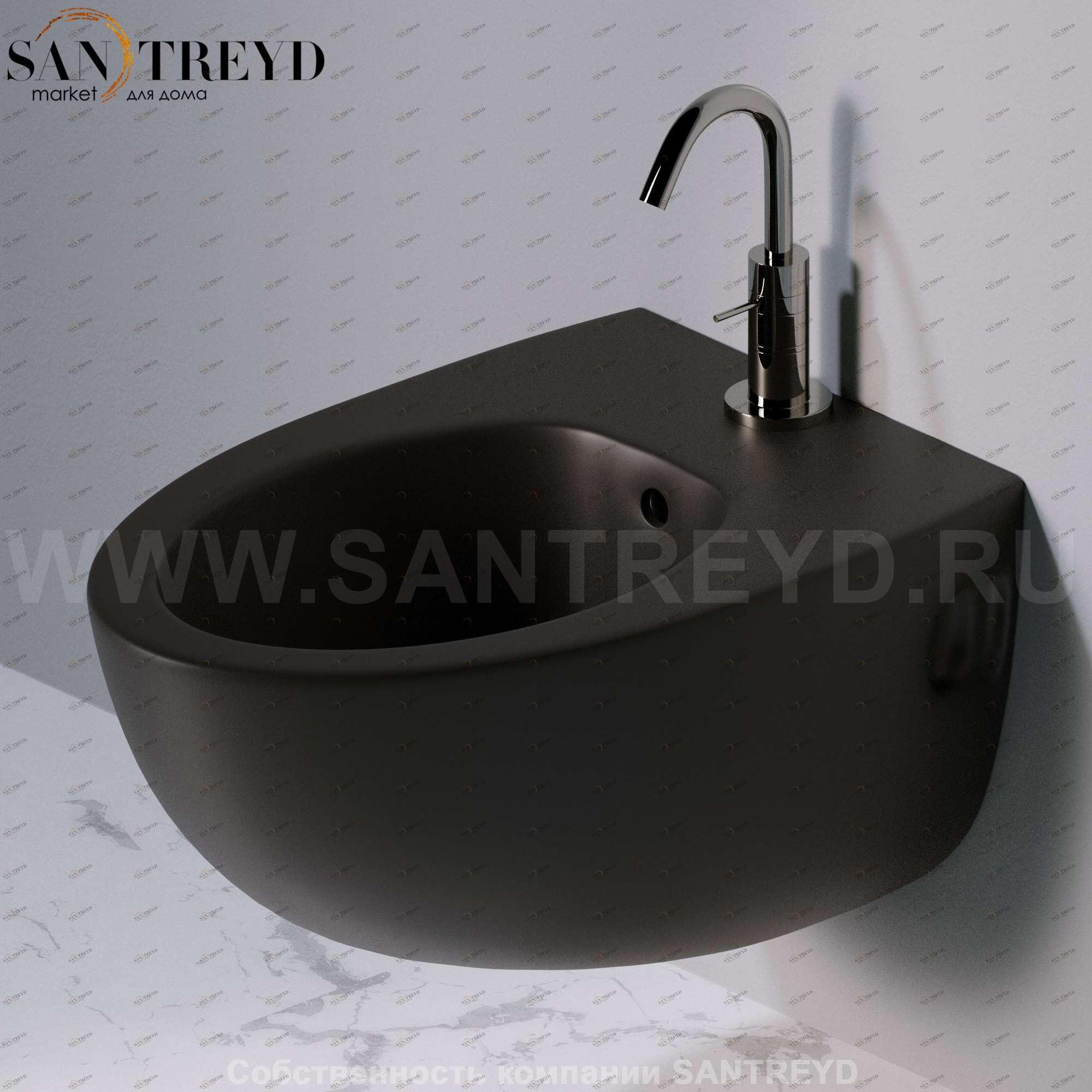 S512.105 Биде подвесное OVAL A. e T. Italia AeT ITALIA