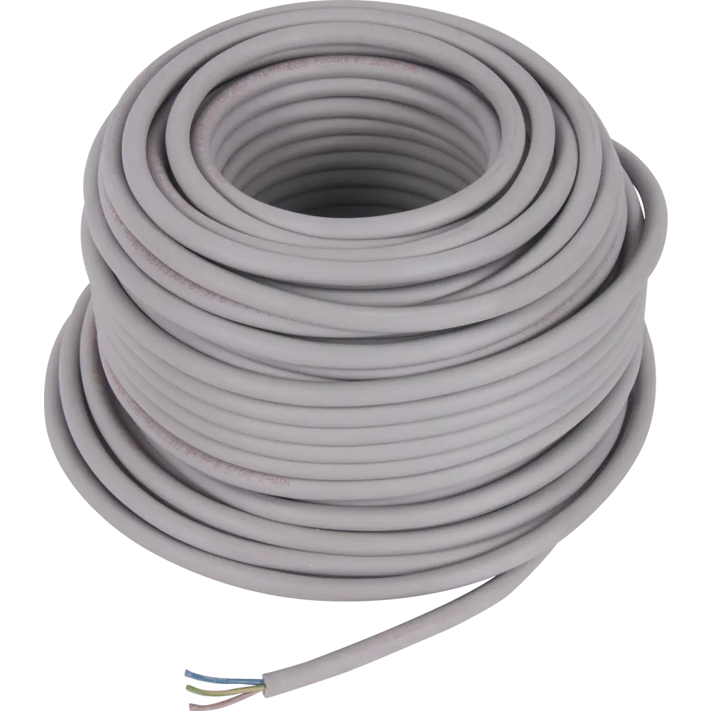 Кабель Electraline NYM 3х1.5, 50 м, ГОСТ STLM-2046493 - Вид №1
