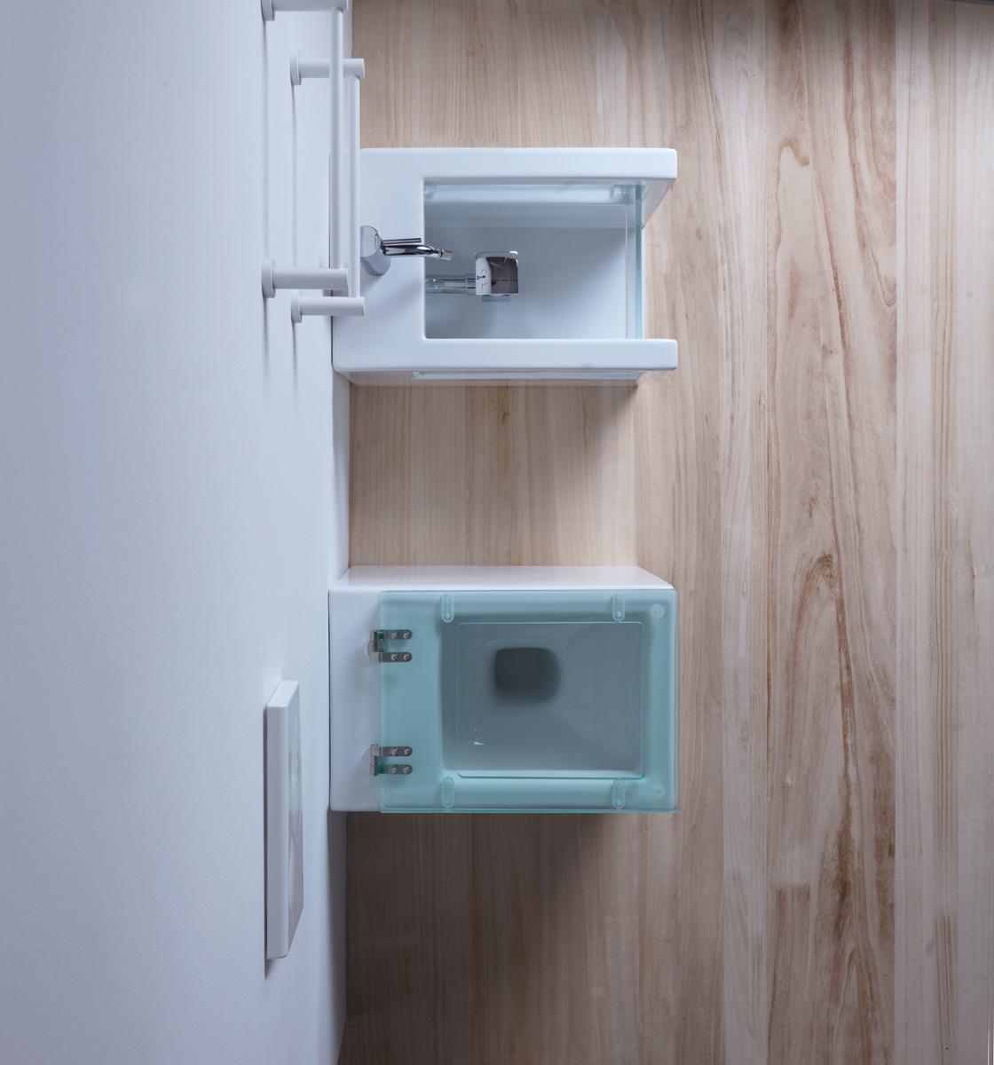 GLCEBI012 Консоль приставная для установки чаши биде GSG CERAMIC GLASS - Вид №4