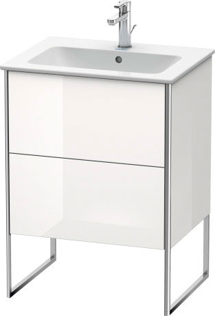 XS444509494 XSquare Тумбочка напольная Баклажан шелковисто-матовый лак Duravit - Вид №2