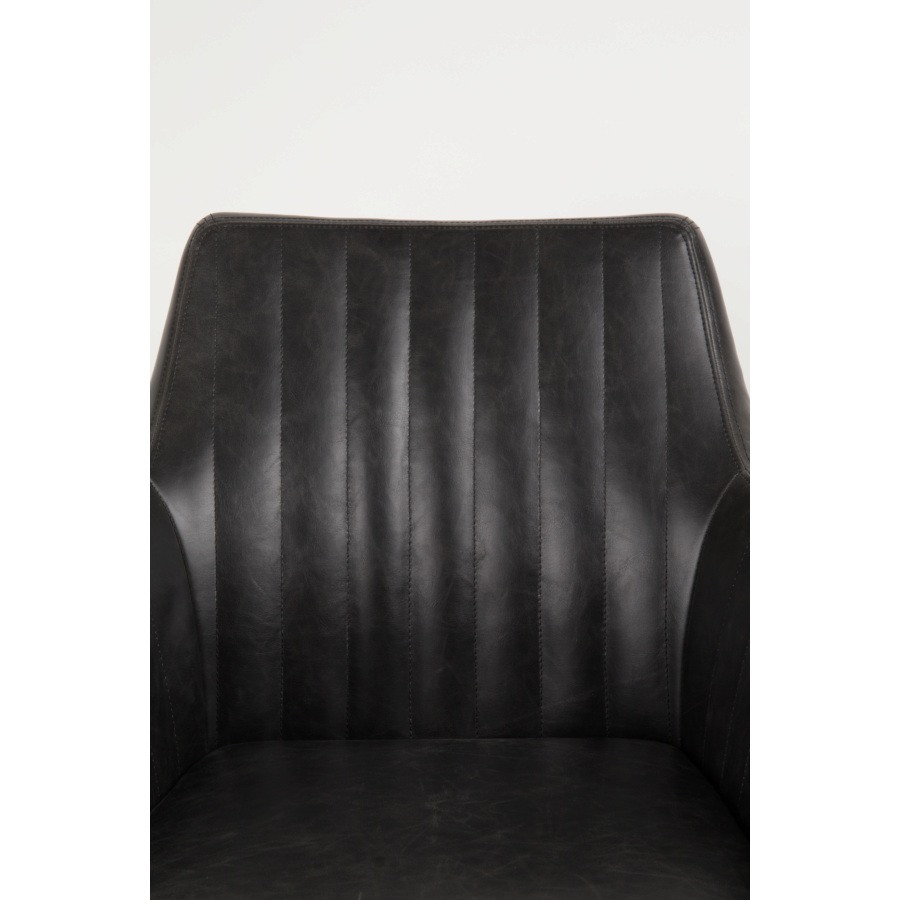 Кресло Pike черное White Label Living 1100282 - Вид №6