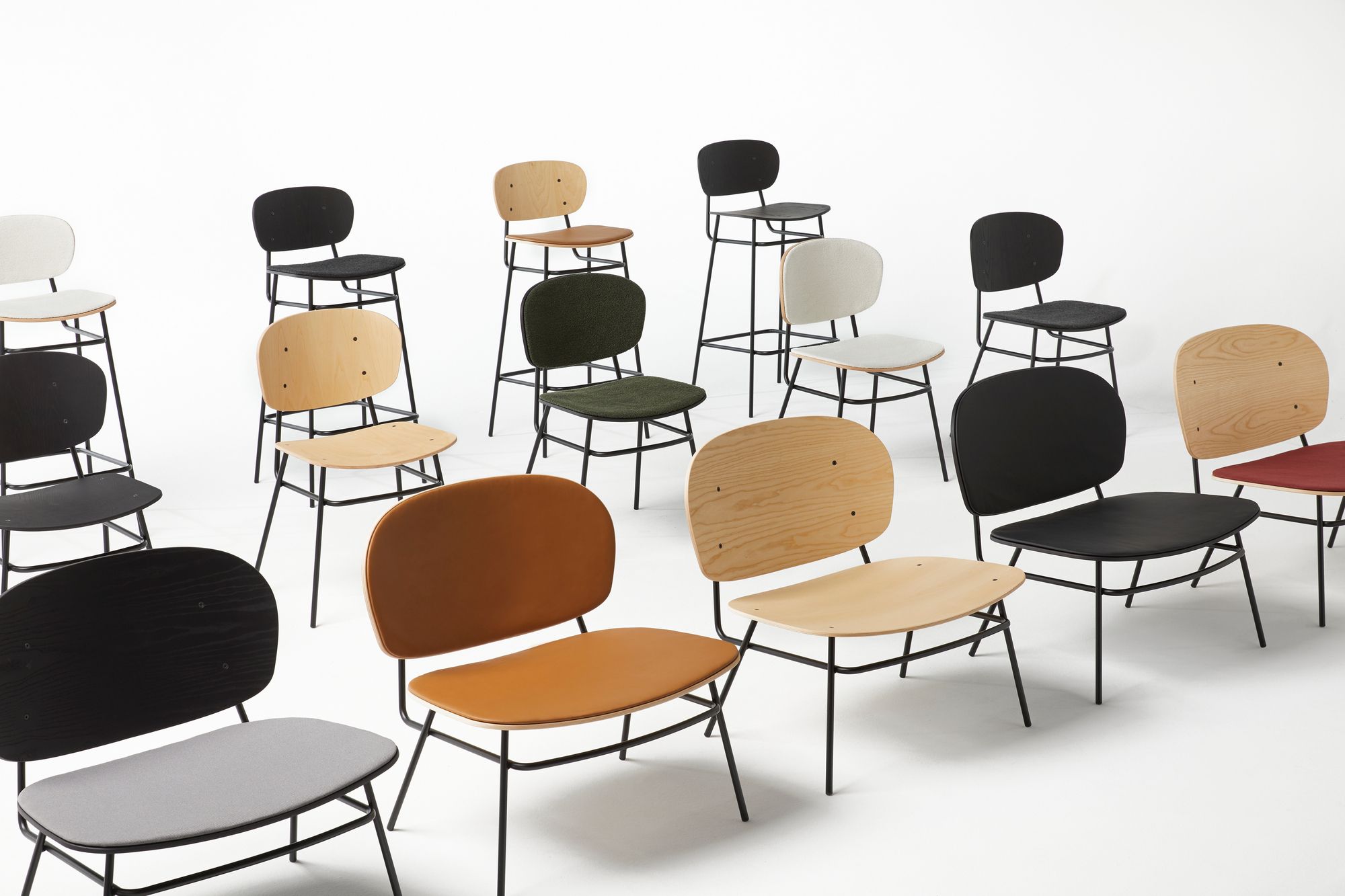 Стул из ясеня с мягким сиденьем Blasco&Vila Fosca ARCH-00056152 - Вид №8