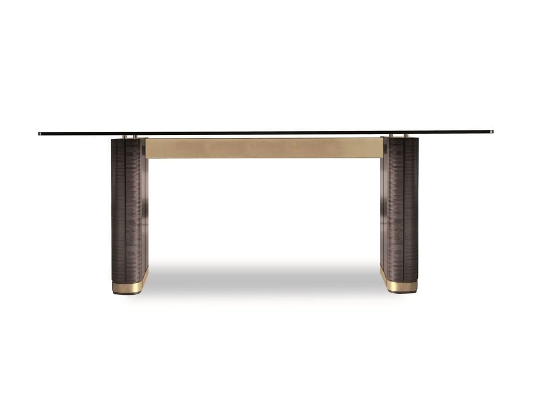 Стеклянный прямоугольный фиксированный стол Hurtado Evolution ARCH-00080061