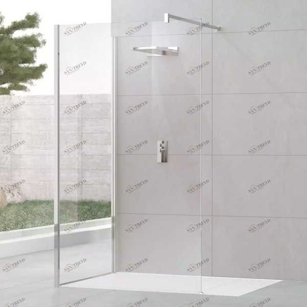 Novellini. Душевой уголок 80x80 см H8 с хромированным профилем KUADRA KUADH801KKUADH801K
