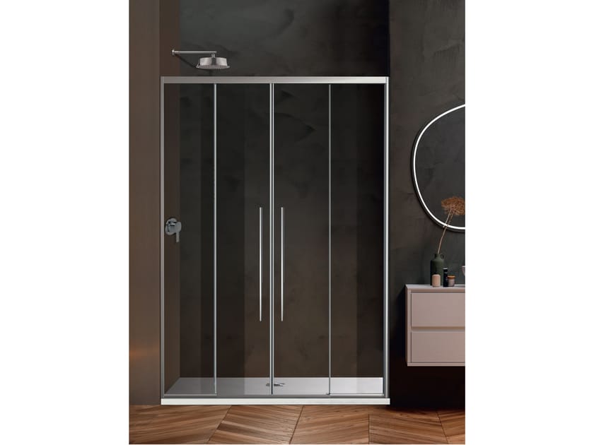 Хрустальная ниша душевая кабина с раздвижной дверью Metidea Рубин ARCH-00097150