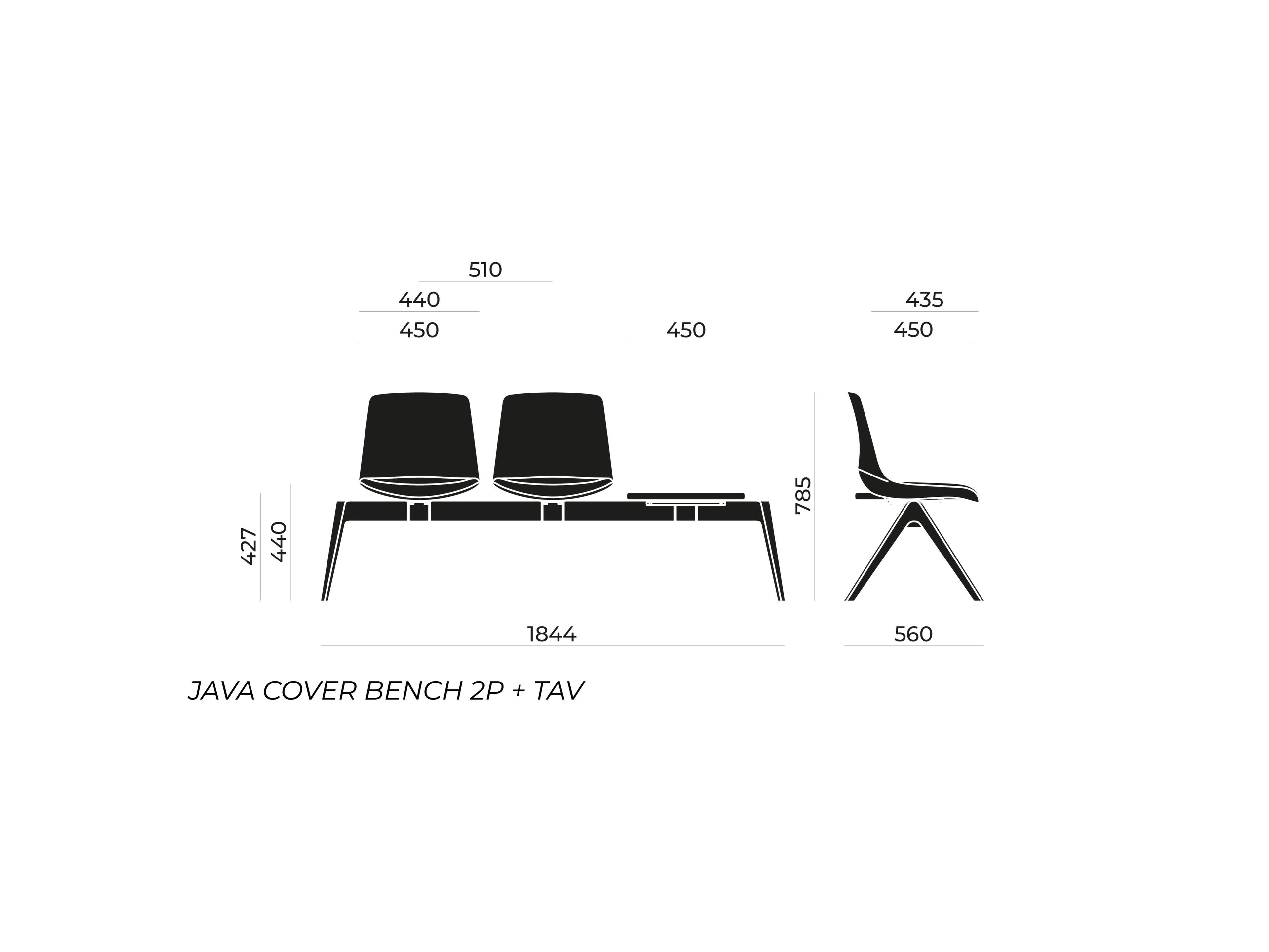 Сидя на полу бар Nahu Java Cover Bench ARCH-00134969 - Вид №3
