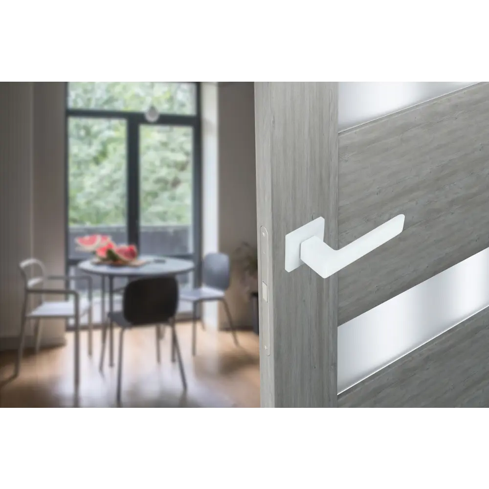 Дверные ручки EDSON EDS-179H-Q2 в белом цвете 85170513 STLM-0059409 - Вид №7