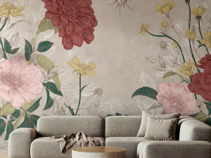 Обои с цветочными мотивами