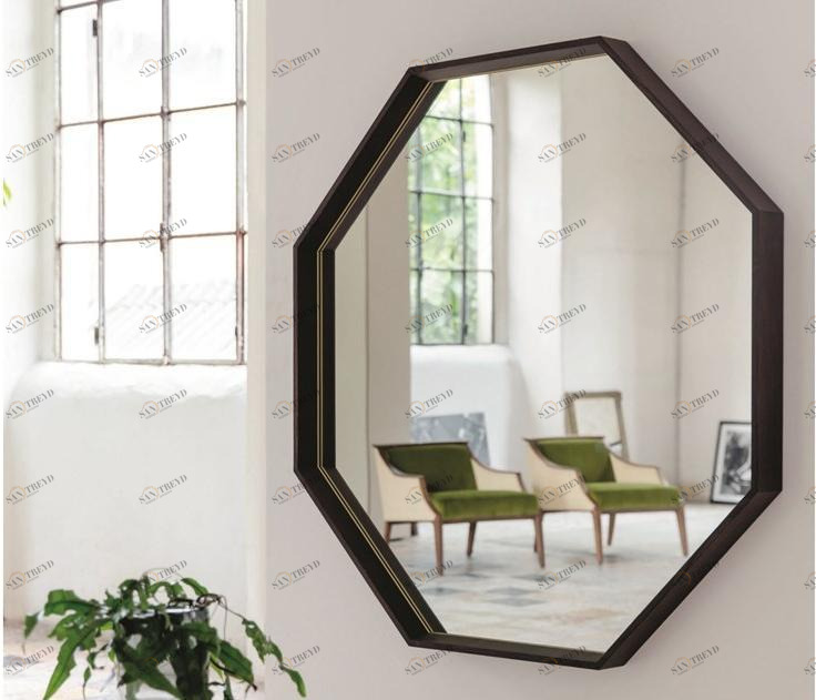 Porada Настенное зеркало в ясеневой раме Iron sun-id-1349541