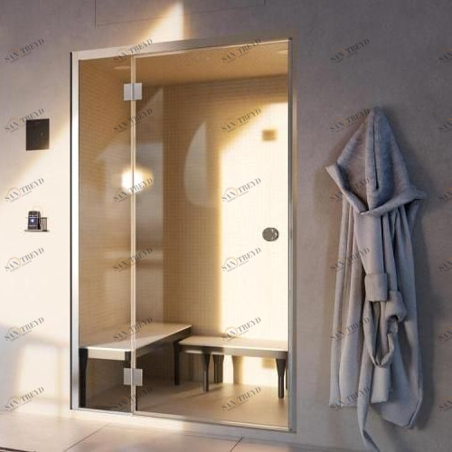 Дверь для хамама Ananda 14 Glass1989 Двери и окна для хамама Ananda GCF0002T50R