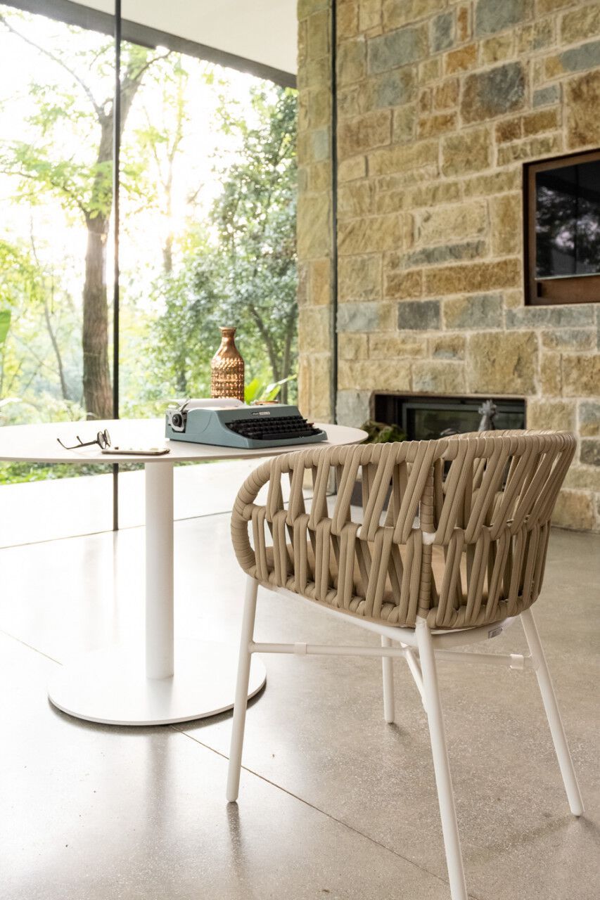 Штабелируемый садовый стул с подлокотниками DRIGANI Drop ARCH-00044870 - Вид №13