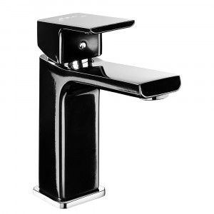 103508989st  Смеситель для раковины Tiera - Экономия воды - Черный-Хром