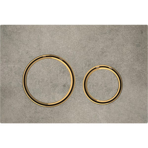 115.652.JV.1 Смывная клавиша Geberit Sigma21, для двойного смыва, цвет металлический латунь Geberit