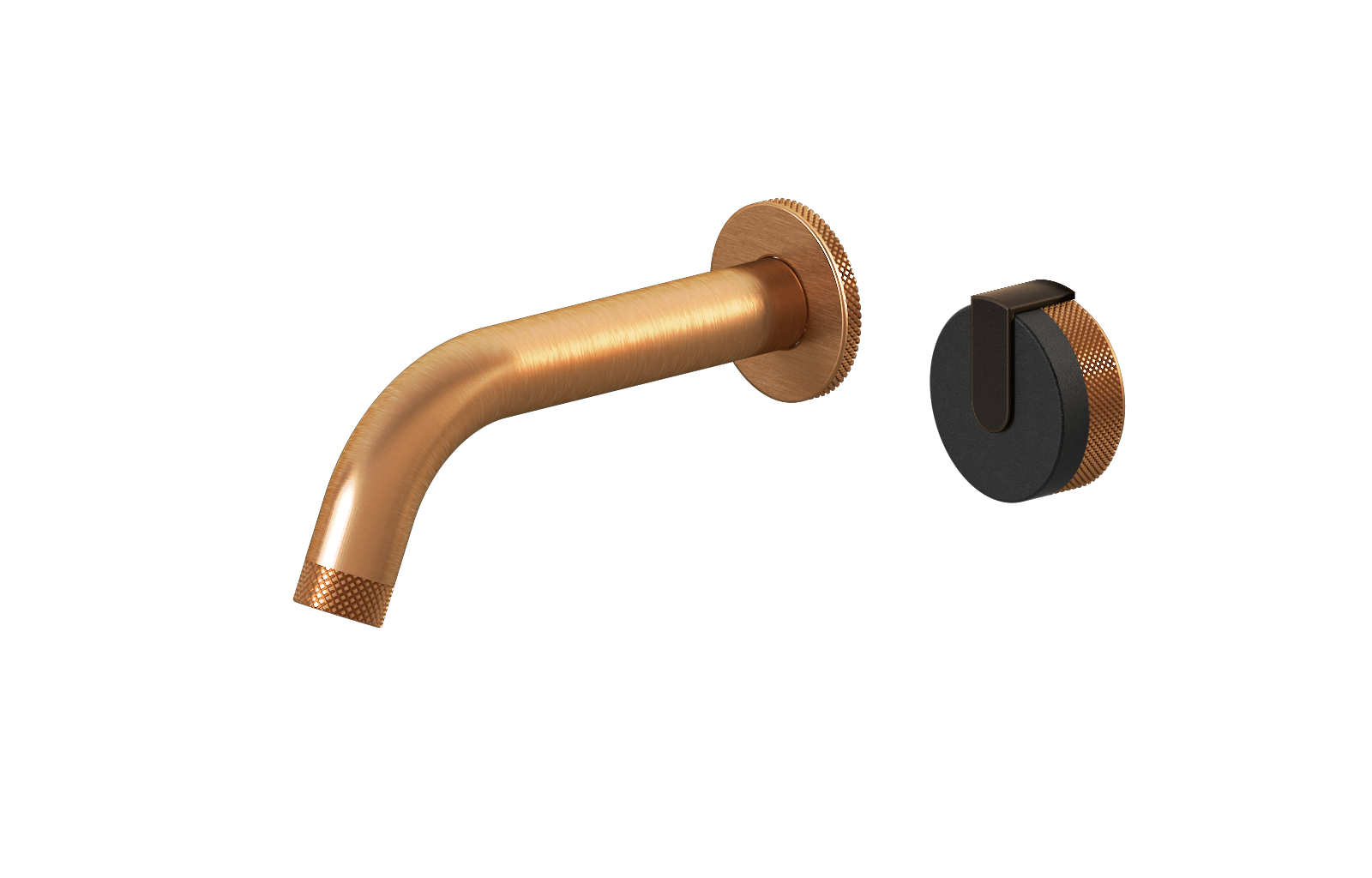 E-11535-R1BK-L1OB-BRG Настенный прогрессивный смеситель скрытого монтажа для раковины GRAFF MOD+