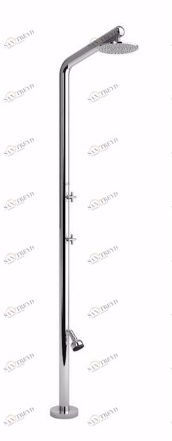 Inoxstyle Летний душ из нержавеющей стали Riva 01006 l beauty