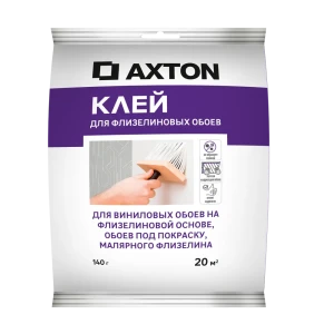 Клей для флизелиновых обоев Axton 20 м² 140 гр 89341931 STLM-2049353