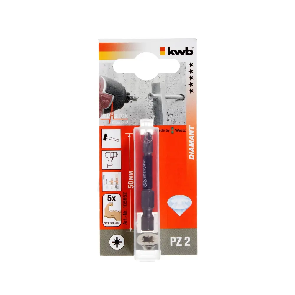 Бита impaktor KWB PZ2, 50 мм STLM-2029753 - Вид №1
