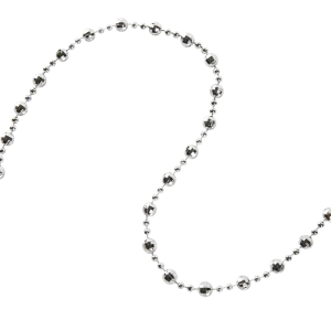 Гирлянда «Бусы» 270 см цвет серебристый